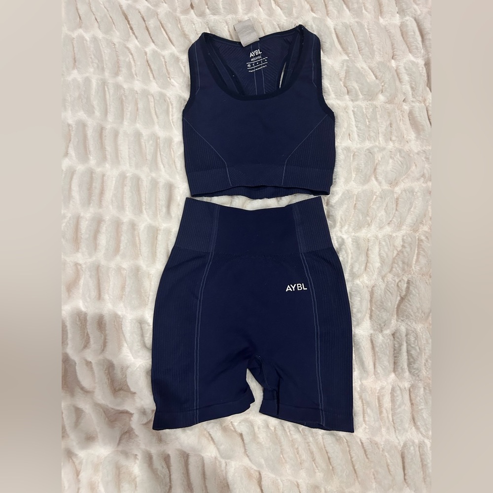 Aybl navy blue set
